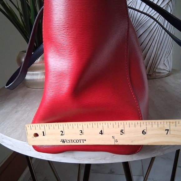 Ralph Lauren Red and Navy Women's Bag - Picture 14 of 16